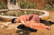 John William Godward Dolce far Niente oil